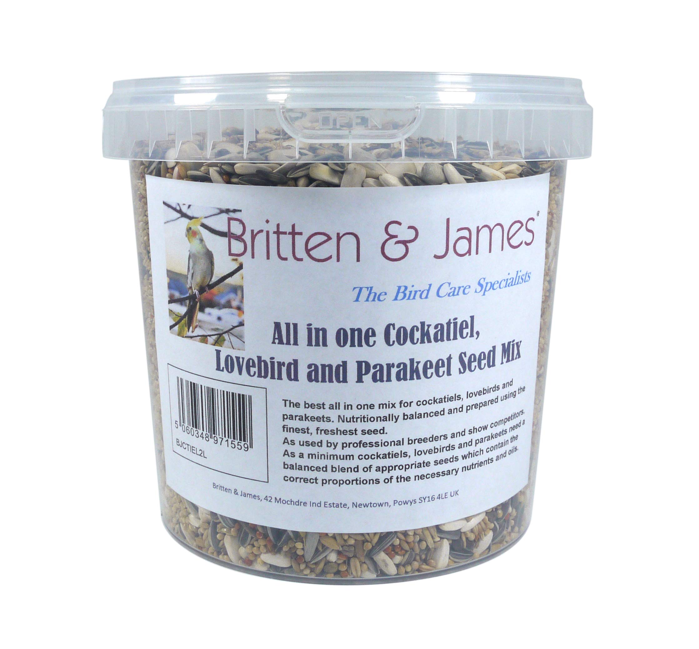 Britten & James Best All in One Seed Mix for Cockatiels Lovebirds