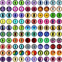 Vista 1 de Cabujón de cristal surtido de ojos de dragón para hacer muñecas de arcilla, esculturas, accesorios para manualidades, hallazgos de bricolaje