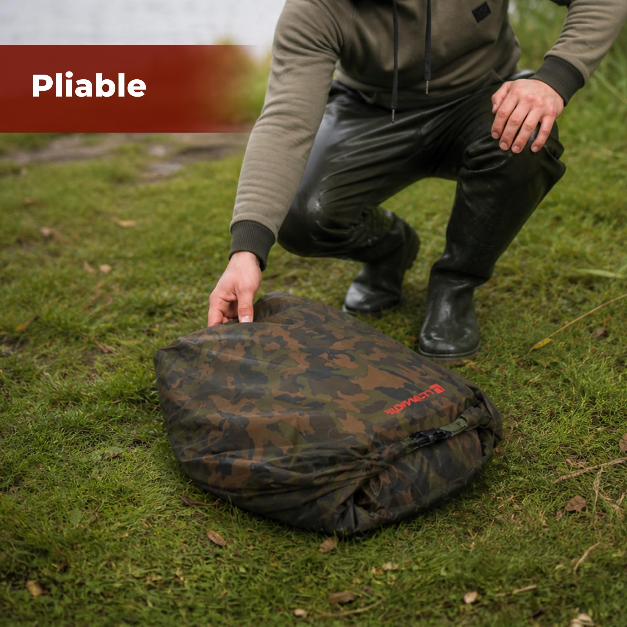 Ultimate Adventure Carp Cradle Camo - Sac De Conservation