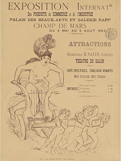 ArtDirect International exhibition of commercial and industrial products (1895) Unframed Art Print Giclee Poster by Adolphe Léon Willette - Ready for Framing with Customization Sizes 8x10, 11x14, 15x20, 24x32, 36x48 and 45x60 inches
