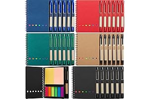 Jutom Spiral Notepads in Bulk for Office School Supplies
