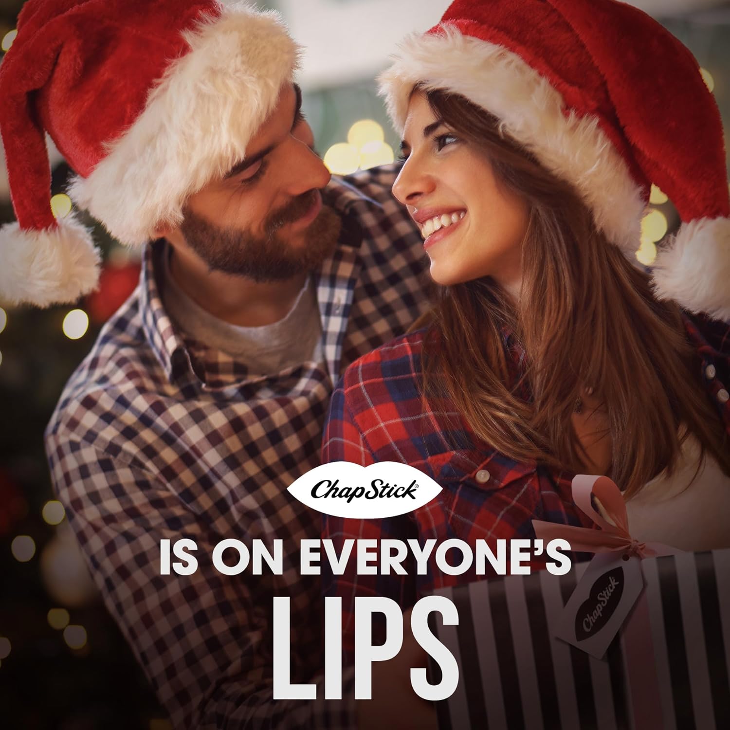 ChapStick Bulk Lip Balm, Candy Cane, 36-Count (12 Packs of 3) – Fresh & Minty Lip Moisturizer, Stocking Stuffer, 0.15 Oz Ea