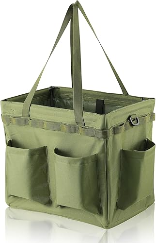 Miniatura 1 de Organizador de maletero de automóvil, caja de herramientas de almacenamiento multifuncional, plancha de transporte, utensilios de parrilla grande,