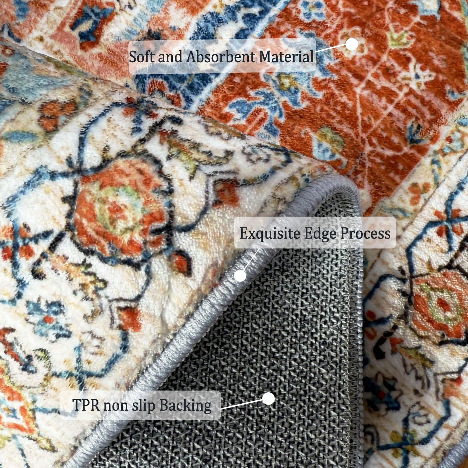 Długi korytarz dywan do korytarza, pralni, mata kuchenna, 70 x 120 cm chodnik, mata do prania w pralce, mata do wejścia, sypialni, schodów i łazienki