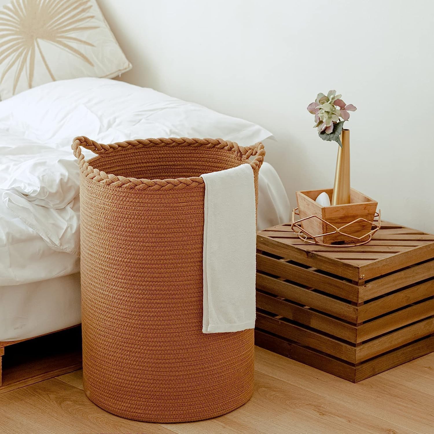 See full amazon price history chart for 2 GUDD RUGS Jute Cotton Basket, Handcrafted Woven Storage Planter Basket for Home Decor, Multi-Purpose Bag with Handle for Living Room Bathroom Laundry & Toys (Full Honey (15 X 20 INCH X LARGE) 2 GUDD RUGS Jute Cotton Basket, Handcrafted Woven Storage Planter Basket for Home Decor, Multi-Purpose Bag with Handle for Living Room Bathroom Laundry & Toys (Full Honey (15 X 20 INCH X LARGE) (B0CPPVJWDC) Amazon Price History, Amazon Price Tracker