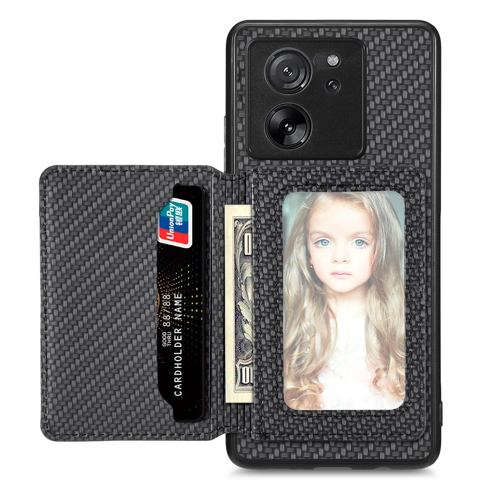 MOJIA Cover per Xiaomi Mi 13T / 13T PRO, Stile Carino Silicone Morbido Ultra Sottile Antiurto Antiscivolo Custodia, Modello di Effetto Stereo 3D. 8027