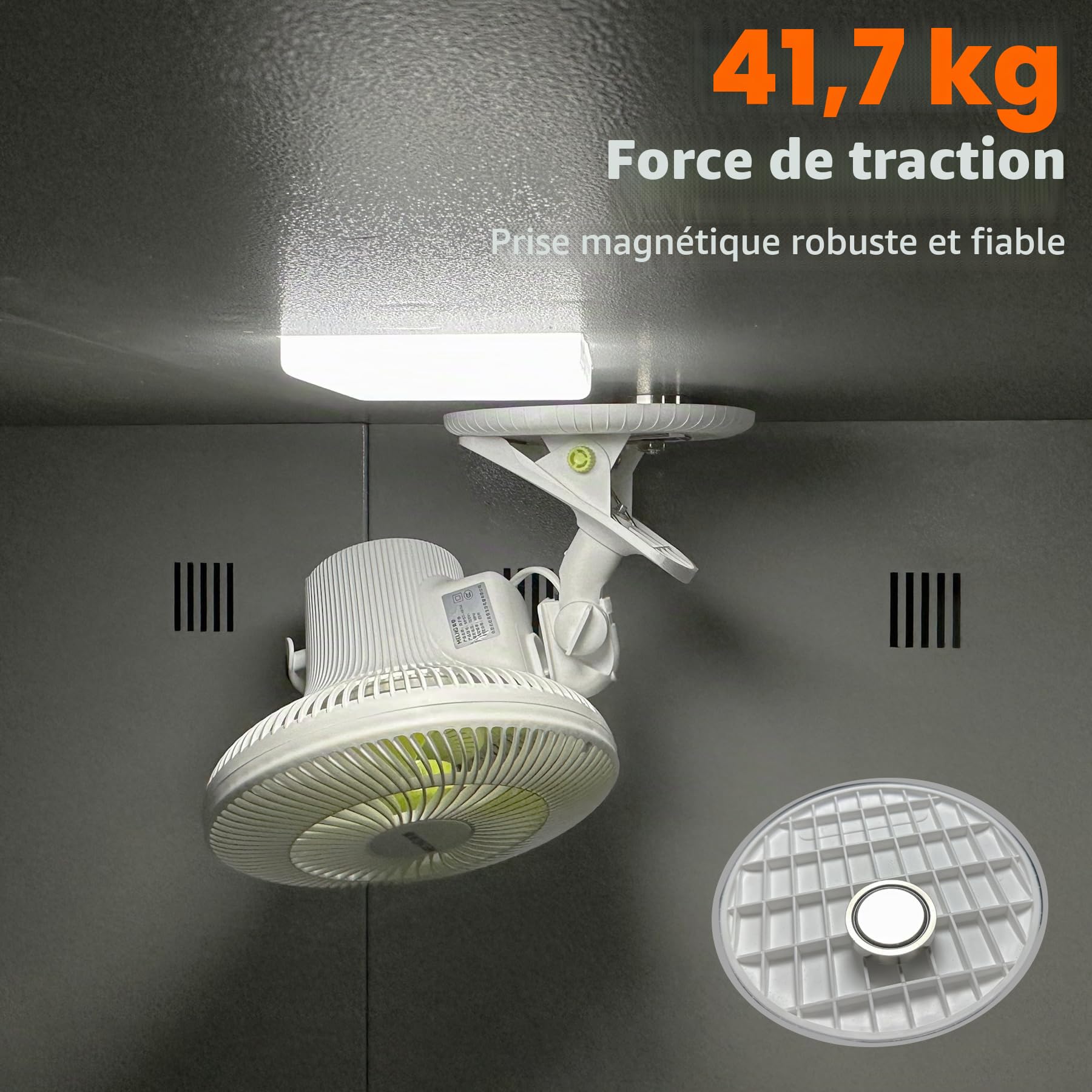 MUTUACTOR Lot de 4 aimants ronds super puissants avec boulons filetés mâles de 1/4" à 20, force de traction verticale de 42 kg, aimant en néodyme non destructif pour caméra d'éclairage et support de