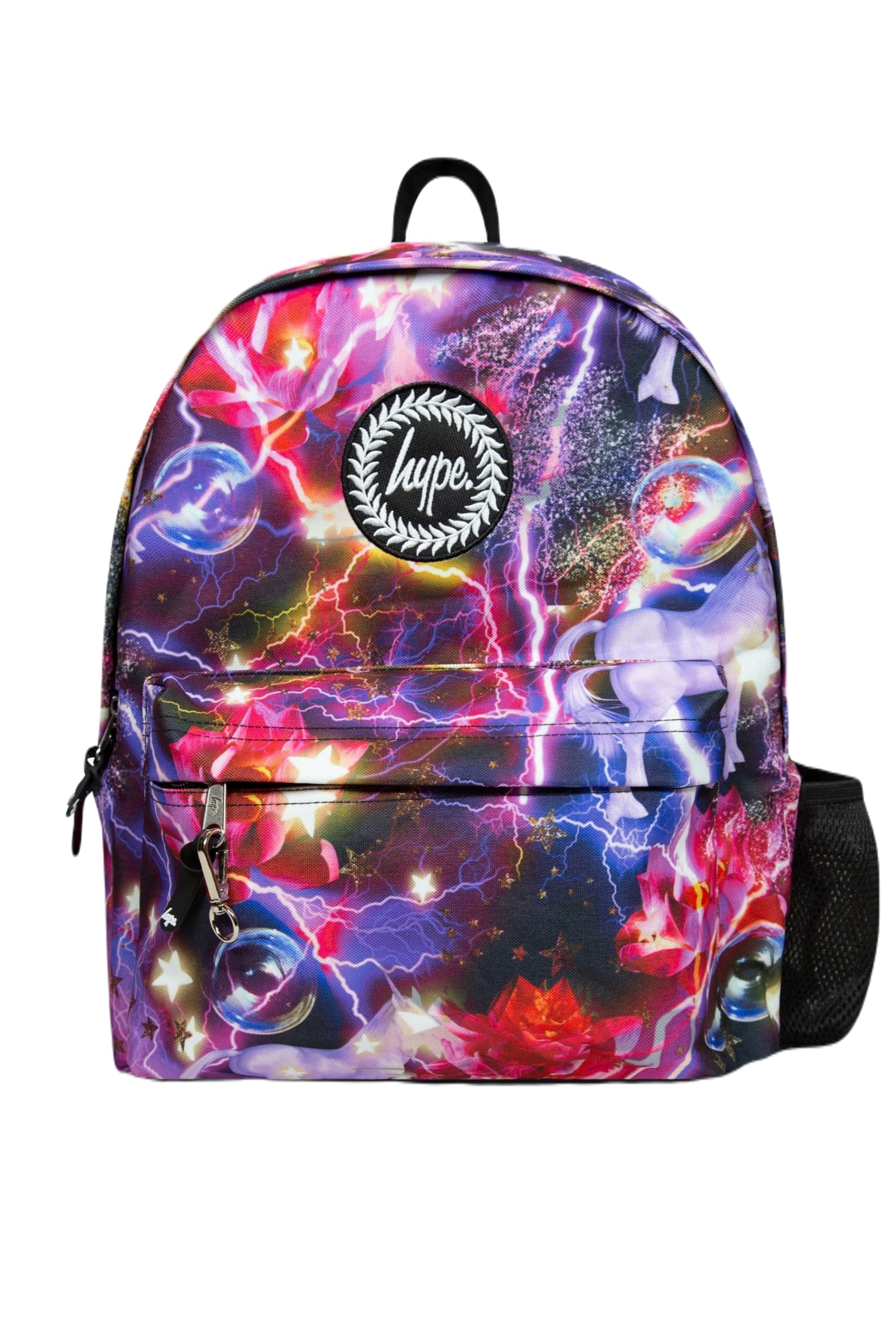 Hype Multicoloured Unicorn Lighting Iconic Girls School Backpack