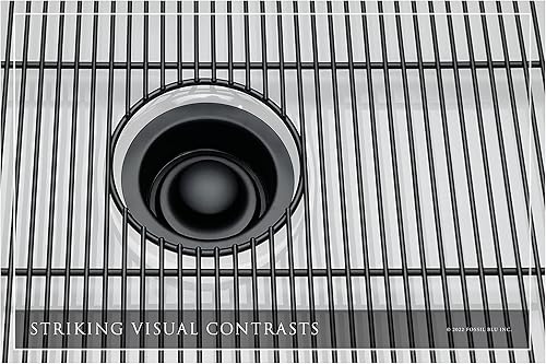 Miniatura 4 de FSW1012MB FREGADOR DE LUJO DE 33 PULGADAS DE CASA DE FUEGO EN BLANCO, ACCESO NEGRO MATE, FRENTE CON CINTURÓN