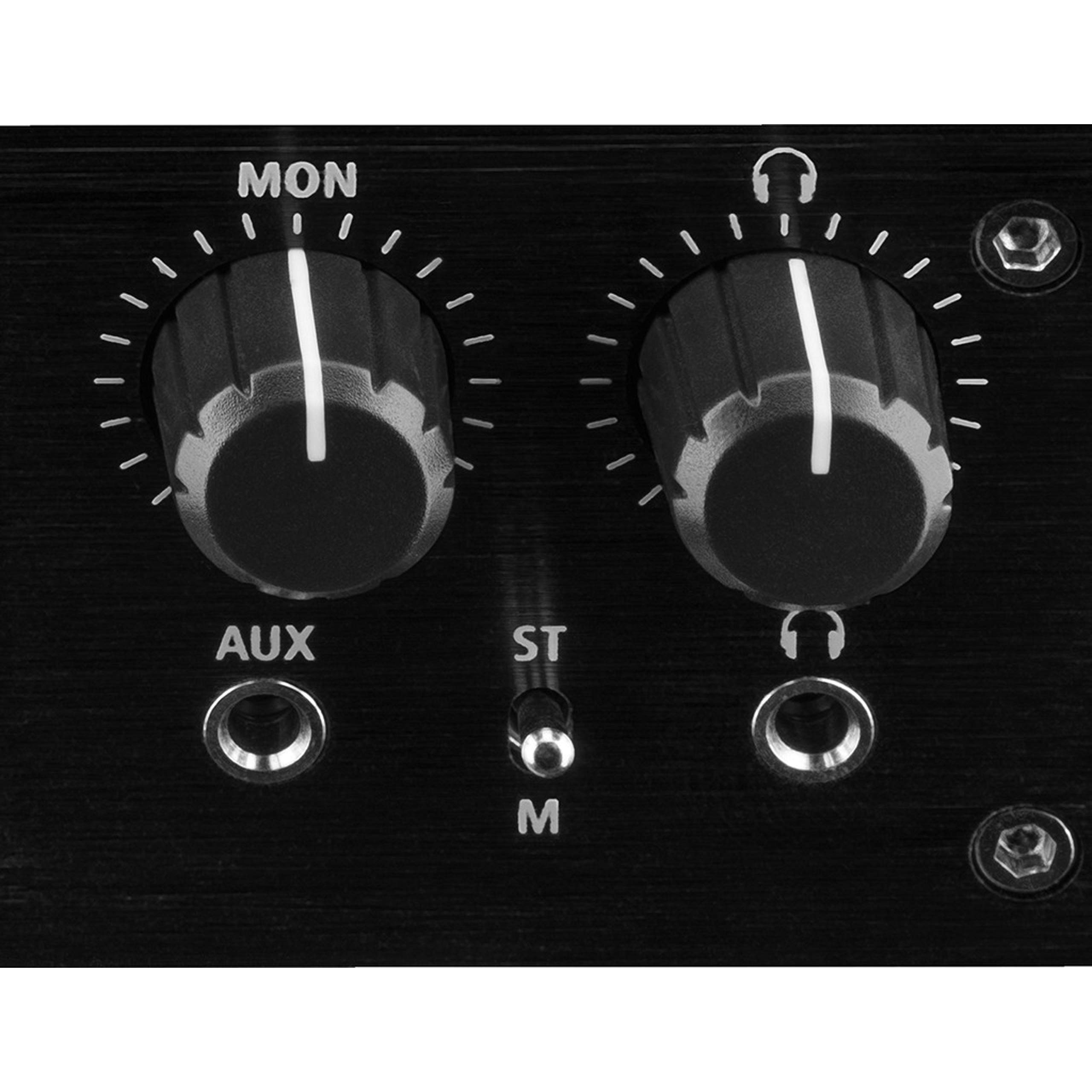 IMG Stageline MX-2IO Interface d'enregistrement USB 2 canaux Noir