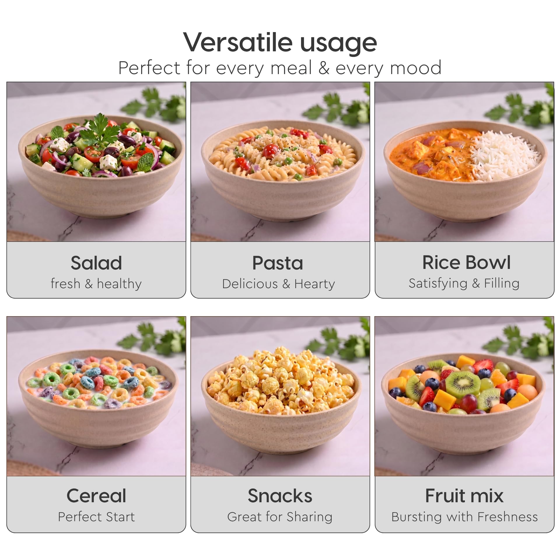 Eha Earth Friendly Ramen Bowls - Sustainable Dinnerware -7 Eha Earth Friendly Ramen Bowls - Sustainable Dinnerware -7