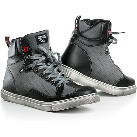 Stivali Da Moto In Pelle Per Uomo - Scarpe Corte Alla Caviglia Con Cerniera Laterale - Made In Italy - Foto 12