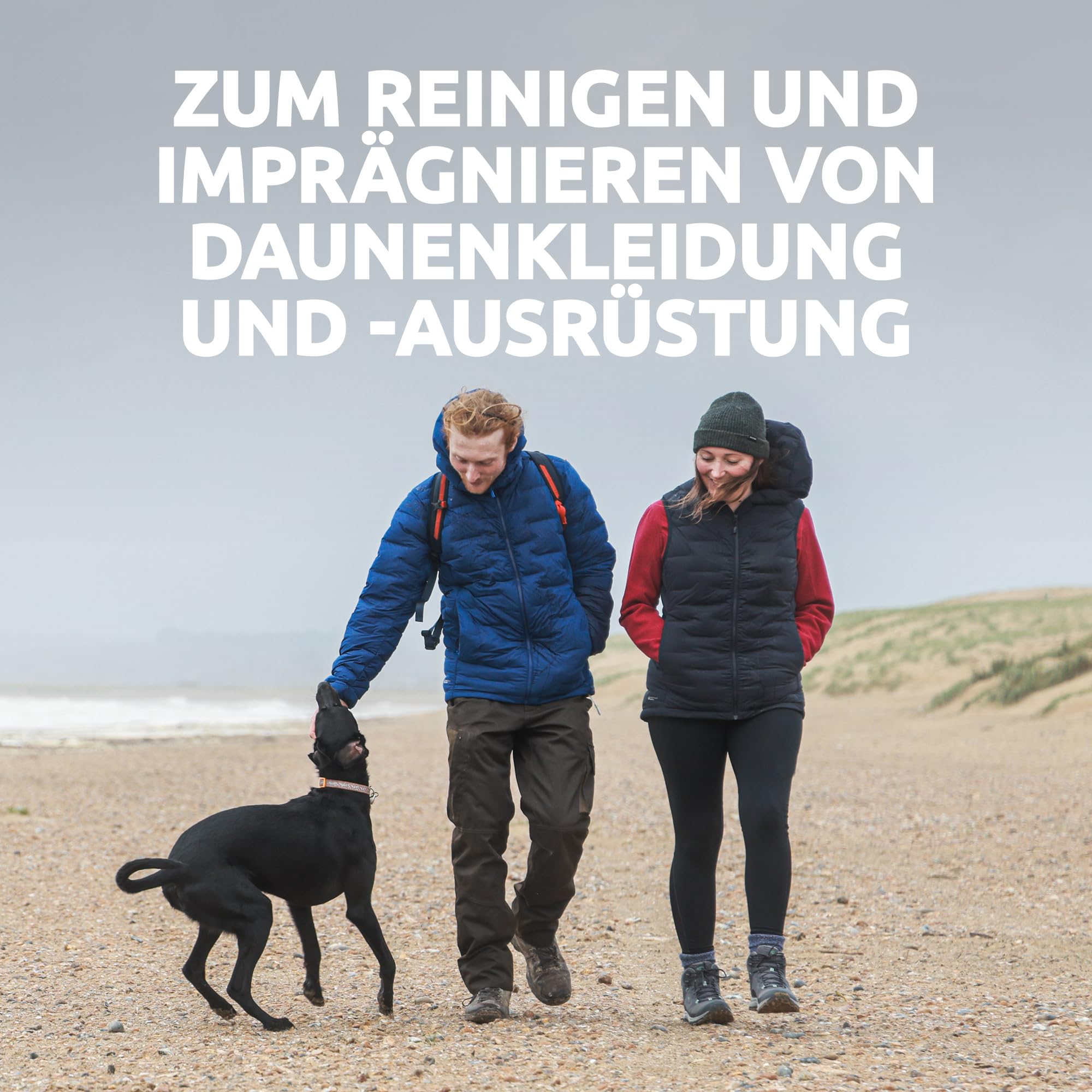 Nikwax Down Wash und Down Proof Doppelpack 2 x 300ml, zur Reinigung und Imprägnierung von Daunenbekleidung, Ausrüstung und Schlafsäcken