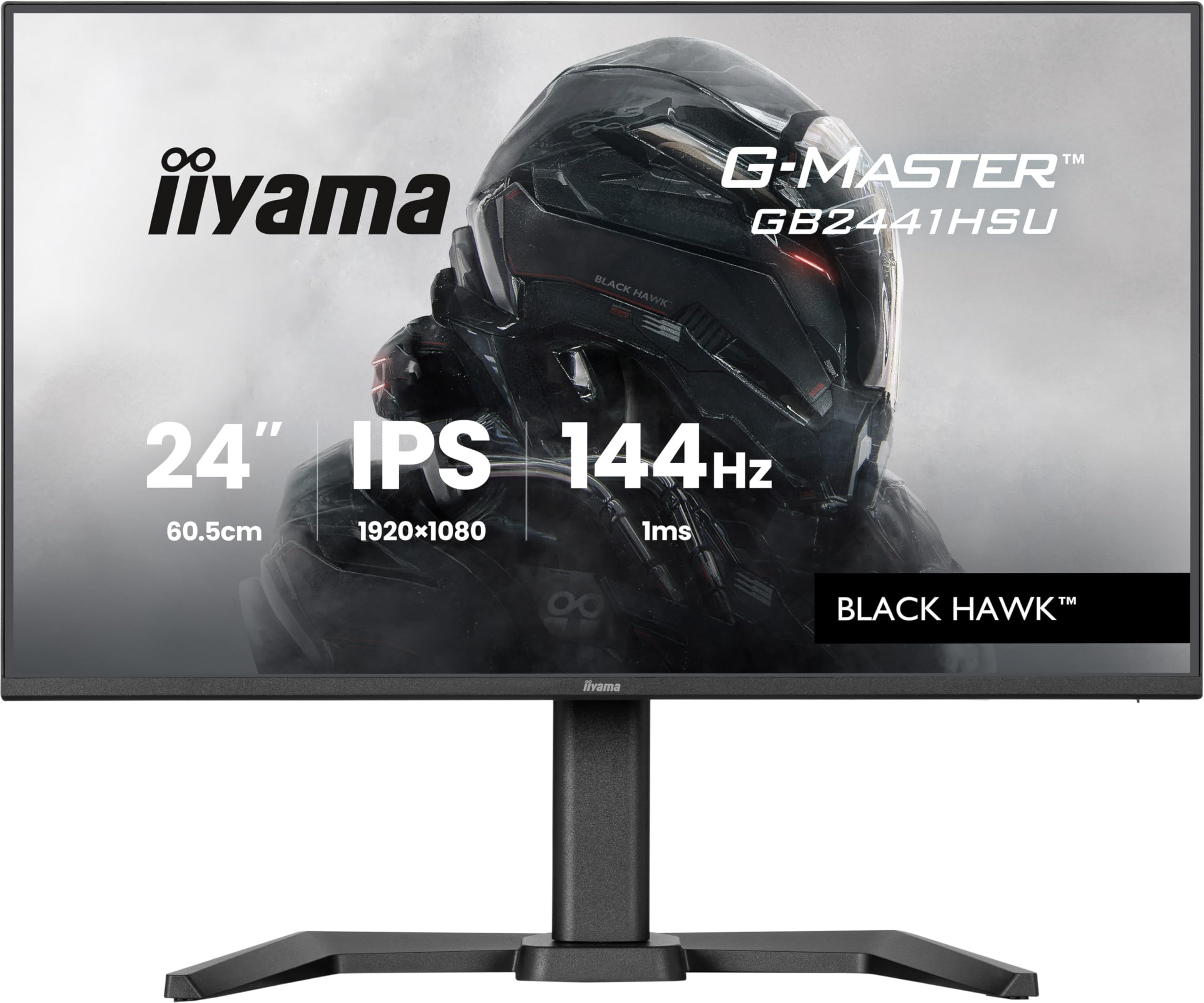 iiyama GB2441HSU-B1-23.8", IPS, 1920 x 1080/144 Hz, 1H1DP, HAS