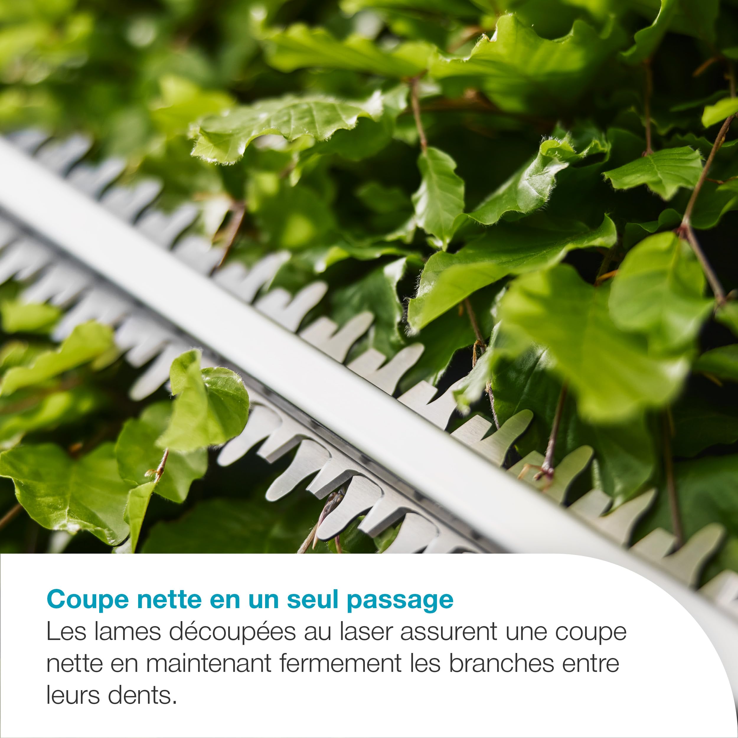 Gardena Taille-Haies EasyCut 45-18V P4A Kit Taille-haie: Lames Double Action, Protecteur de Pointe de Lame, Poignée Ergonomique, Rangement Facile, Coupe sans Fil (14734-20)