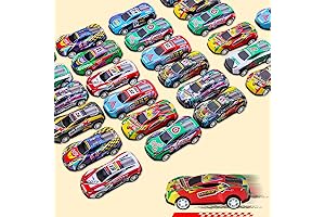 Kid-Pleasing Bulk Car Party Favor Pack: 27 Pull Back Vehicles for Endless Fun