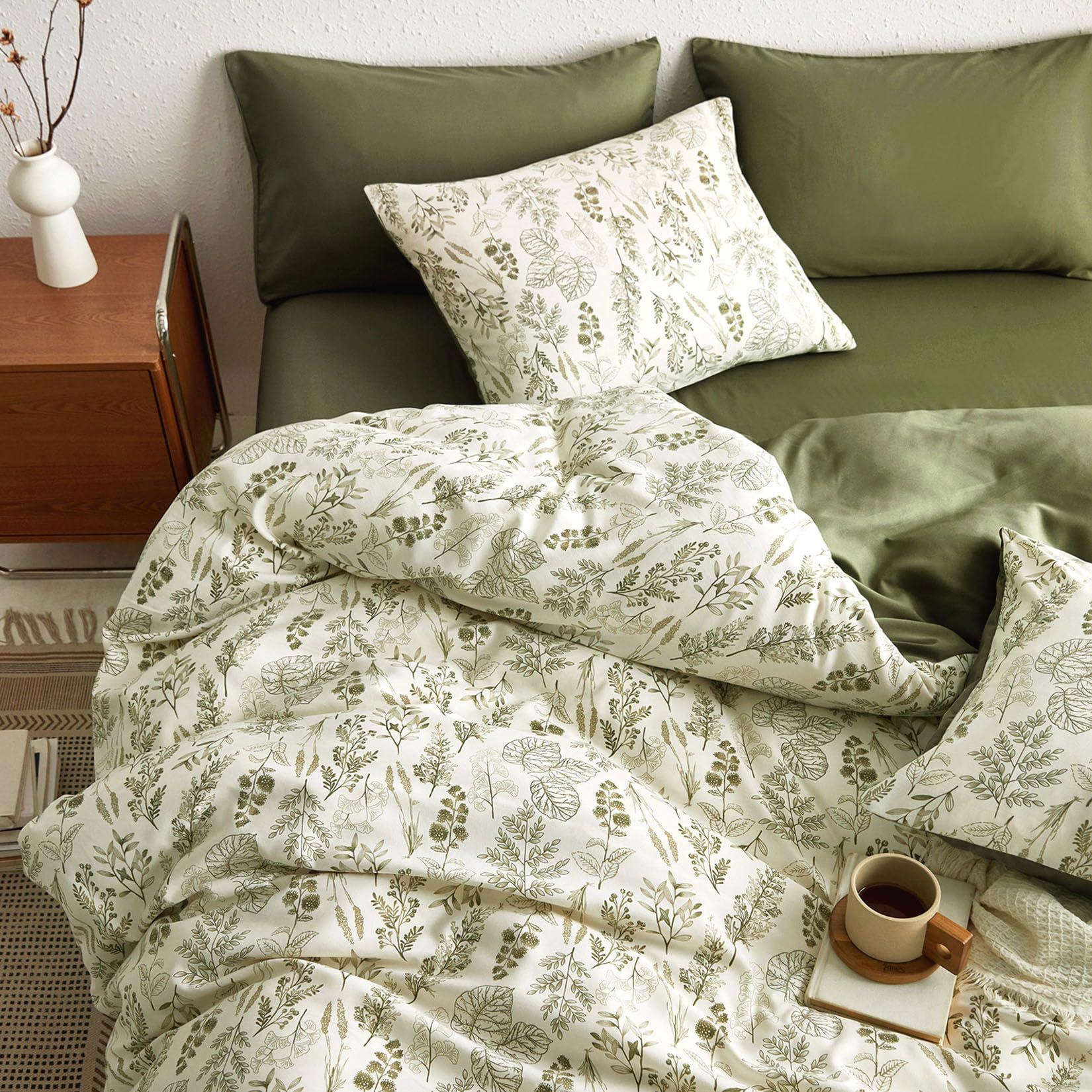 Wake In Cloud Floral Duvet Cover Set Queen