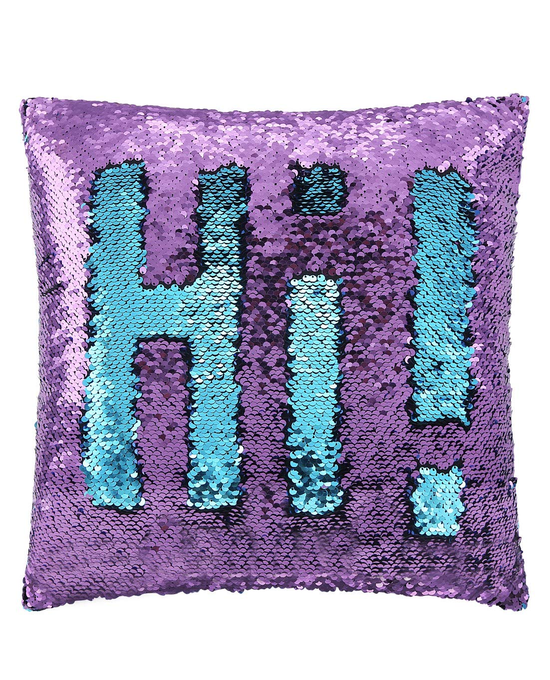 colour changing sequin pillow
