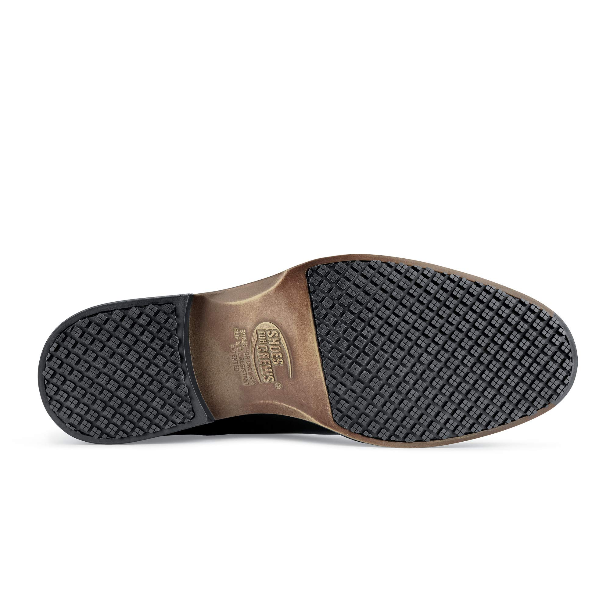 Shoes for Crews Senator – Chaussures de Travail Confortables en Cuir, Semelle intérieure matelassée, Semelle extérieure antidérapante, Style Bureau Classique – pour Hommes