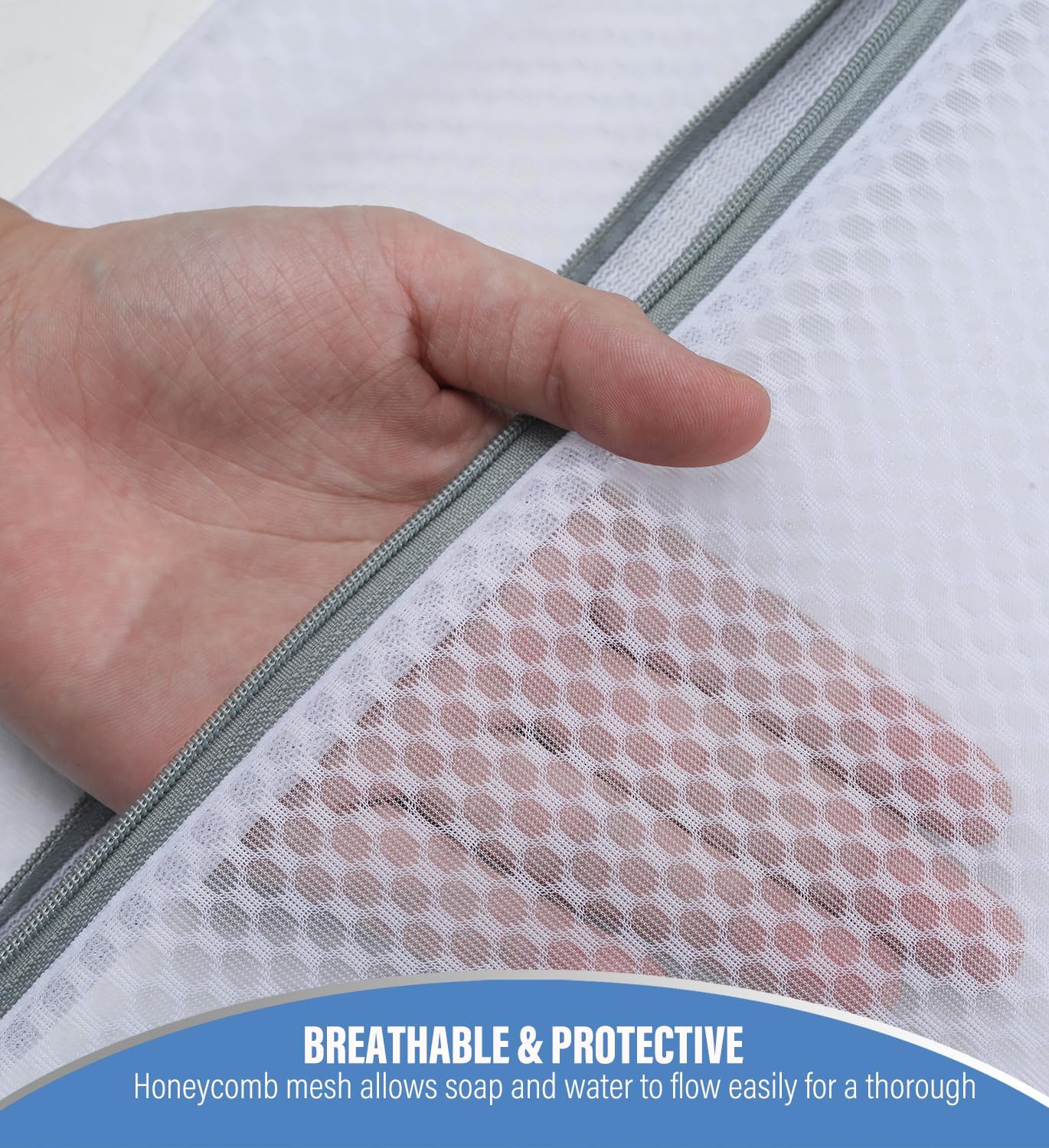 VASSON Mesh Laundry Bags for Delicates, Durable Lingerie Wash Bag Set