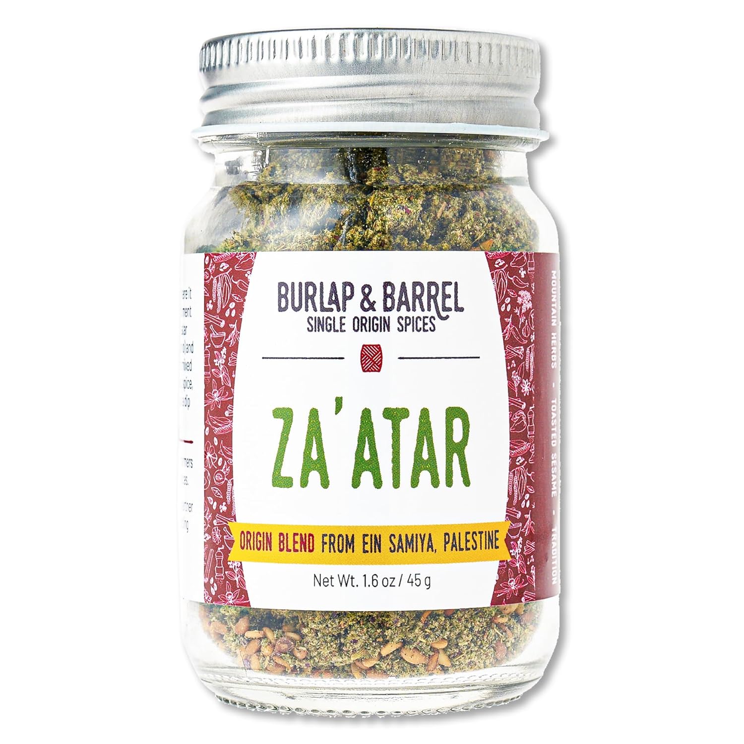 Burlap & Barrel Za'atar As seen on Shark Tank! Blended at origin with herbs
