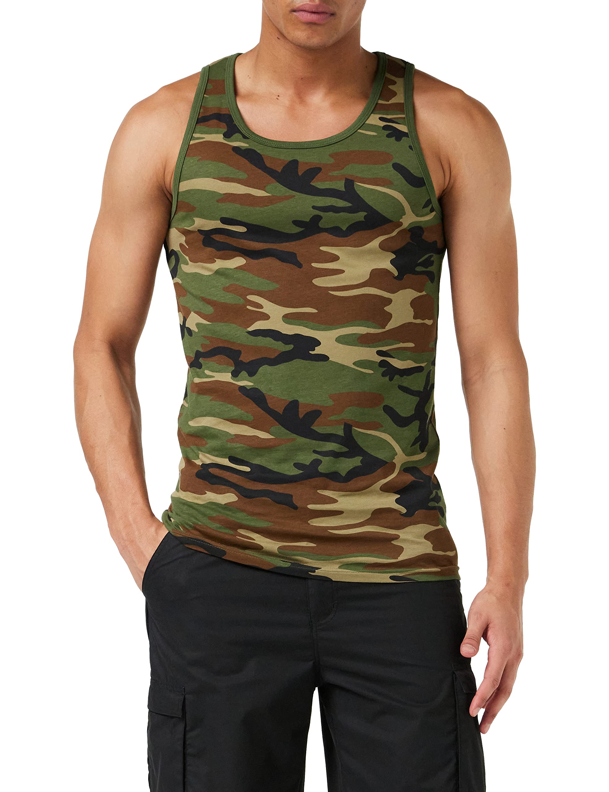 Mil-Tec Men's Woodland Shirt, Multicolor, M
