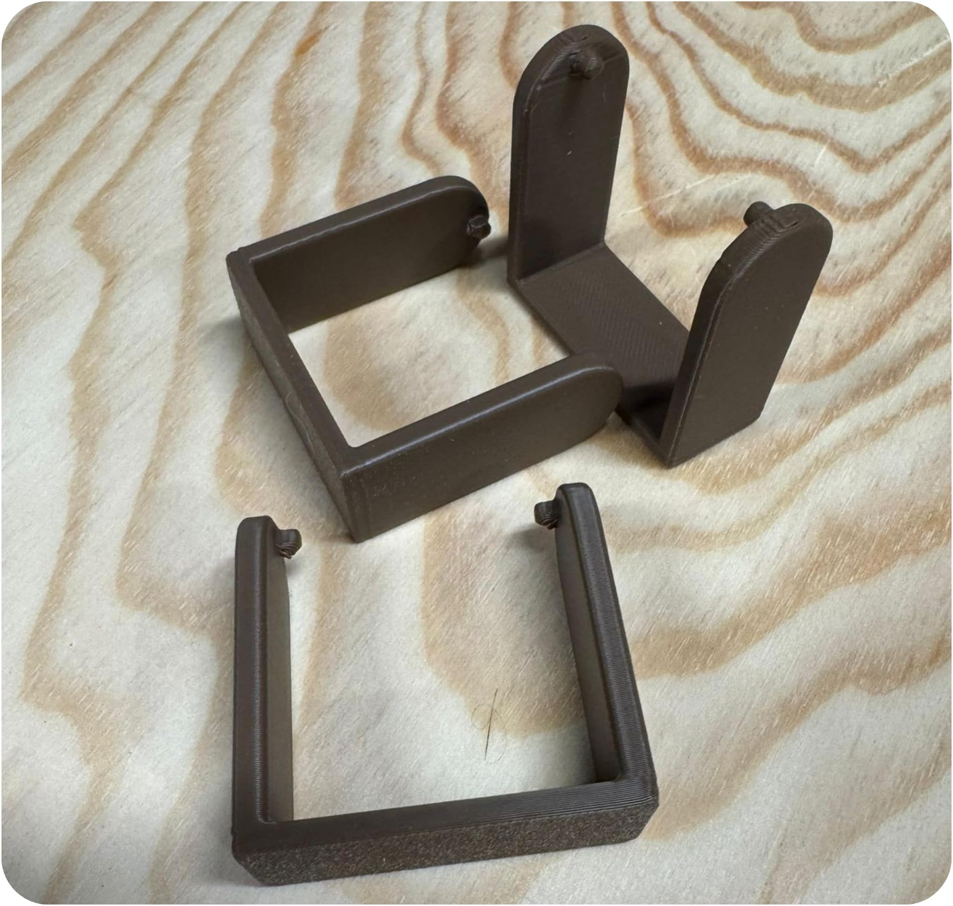 3 Pack(Brown Walnut) - Bookcase Connector for IKEA Billy Bookshelf – Alignment Clip for Straightening & Stabilising Shelves