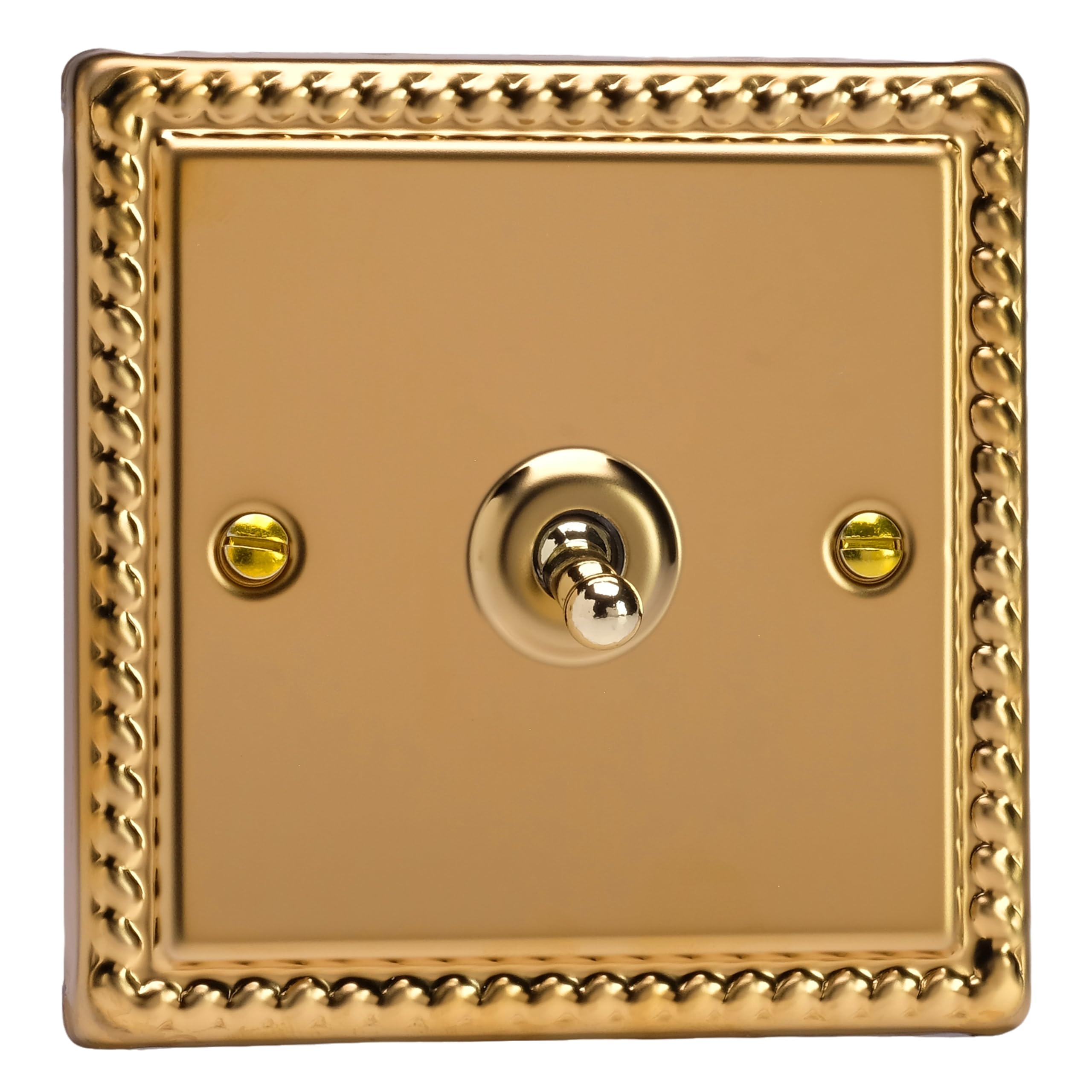 Xgt1 Toggle Switches Georgian Brass 1 Gang 5021575750959