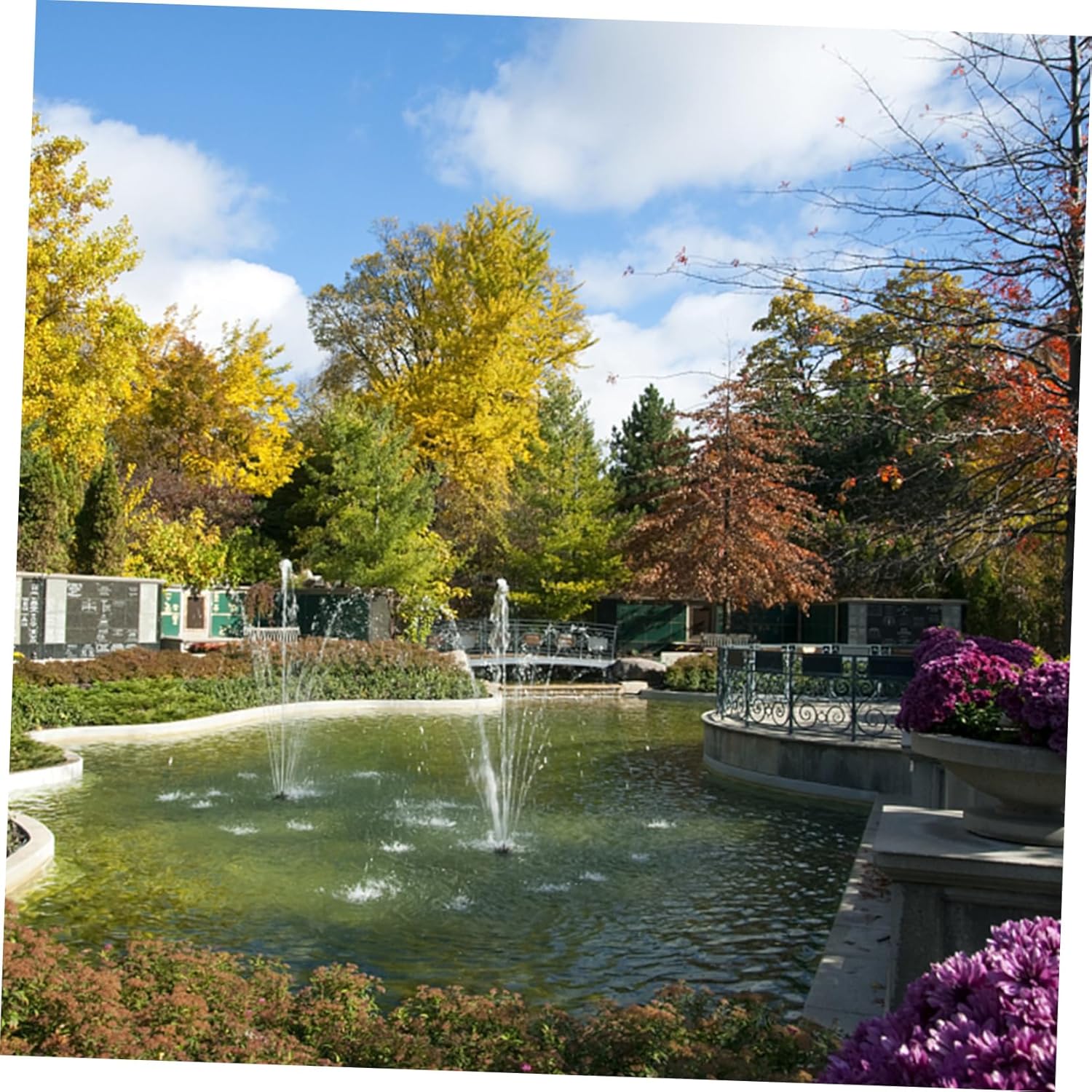 2 Pcs Solar Pool Pump Decorative Fountain Pump Solar Fountain for Yard Water Outdoor