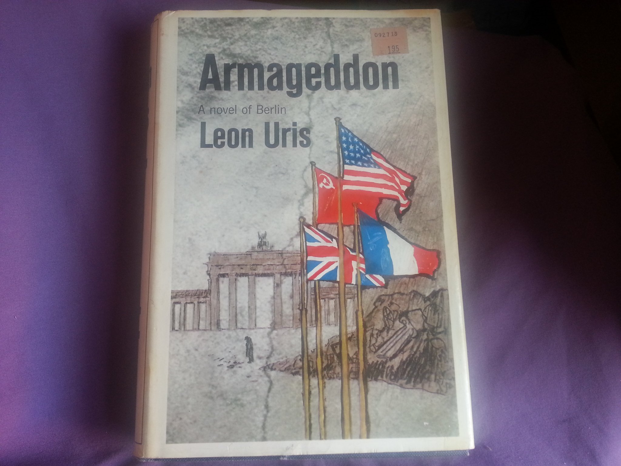 Armageddon; a novel of Berlin, by Leon Uris [Hardcover]