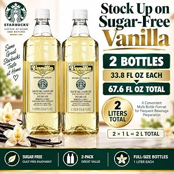 Starbucks Flavored Syrup (Sugar-free Vanilla, 2 Bottle Pack)