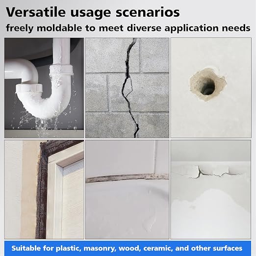 Pack de 3 Masilla de Silicona Flexible e Impermeable miniatura 2