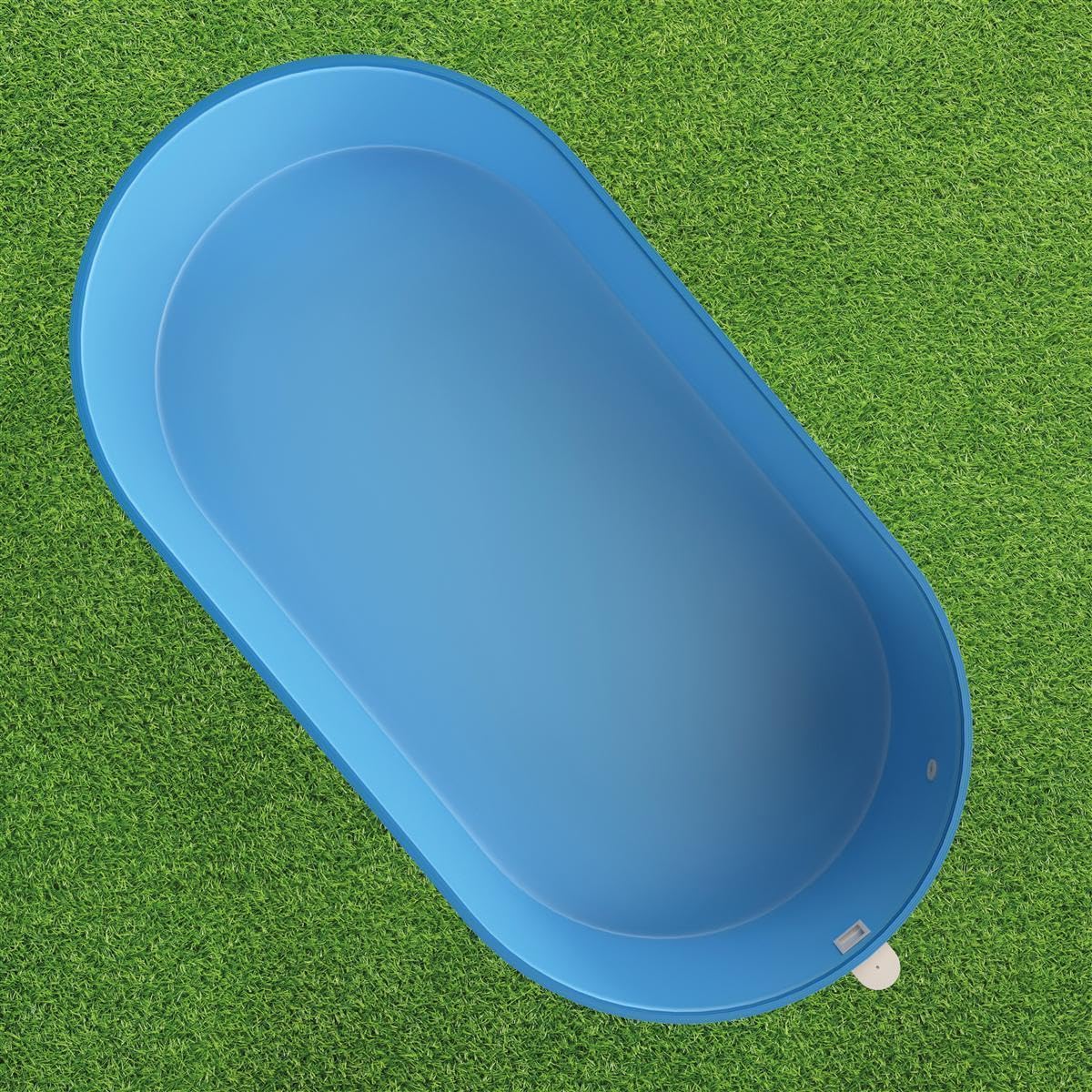 POWERHAUS24 Kit de Piscine Ovale, 700 x 350 x 120cm