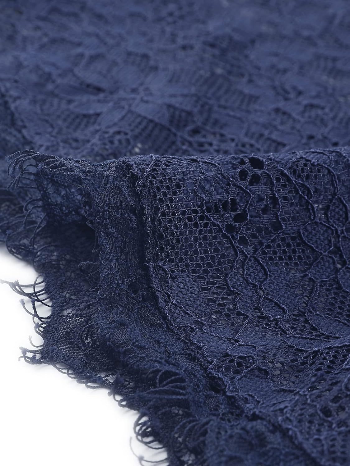 Agnes Orinda Plus Size Lace Cardigan for Women Elegant Short Sleeve Sheer Floral Lace Bolero Shrug Top - Image 5