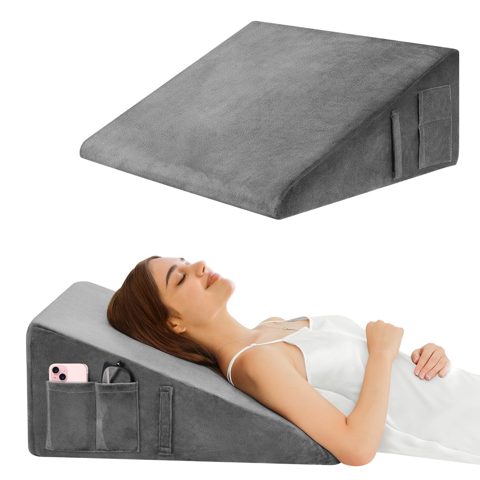 Domusensus Wedge Pillow for Sleeping, 10