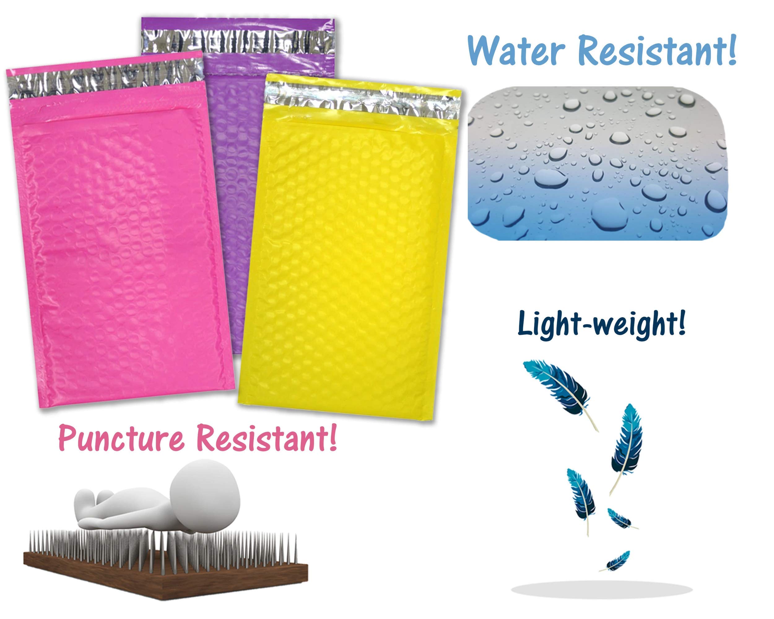 Buste Protettive Per Spedizioni 100 Con Bolle D'aria Poly Bubble - Foto 5