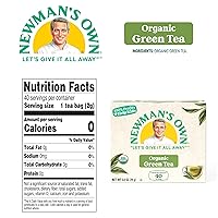 Vista 2 de NEWMANS OWN ORGANICS Té verde real orgánico, 40 CT
