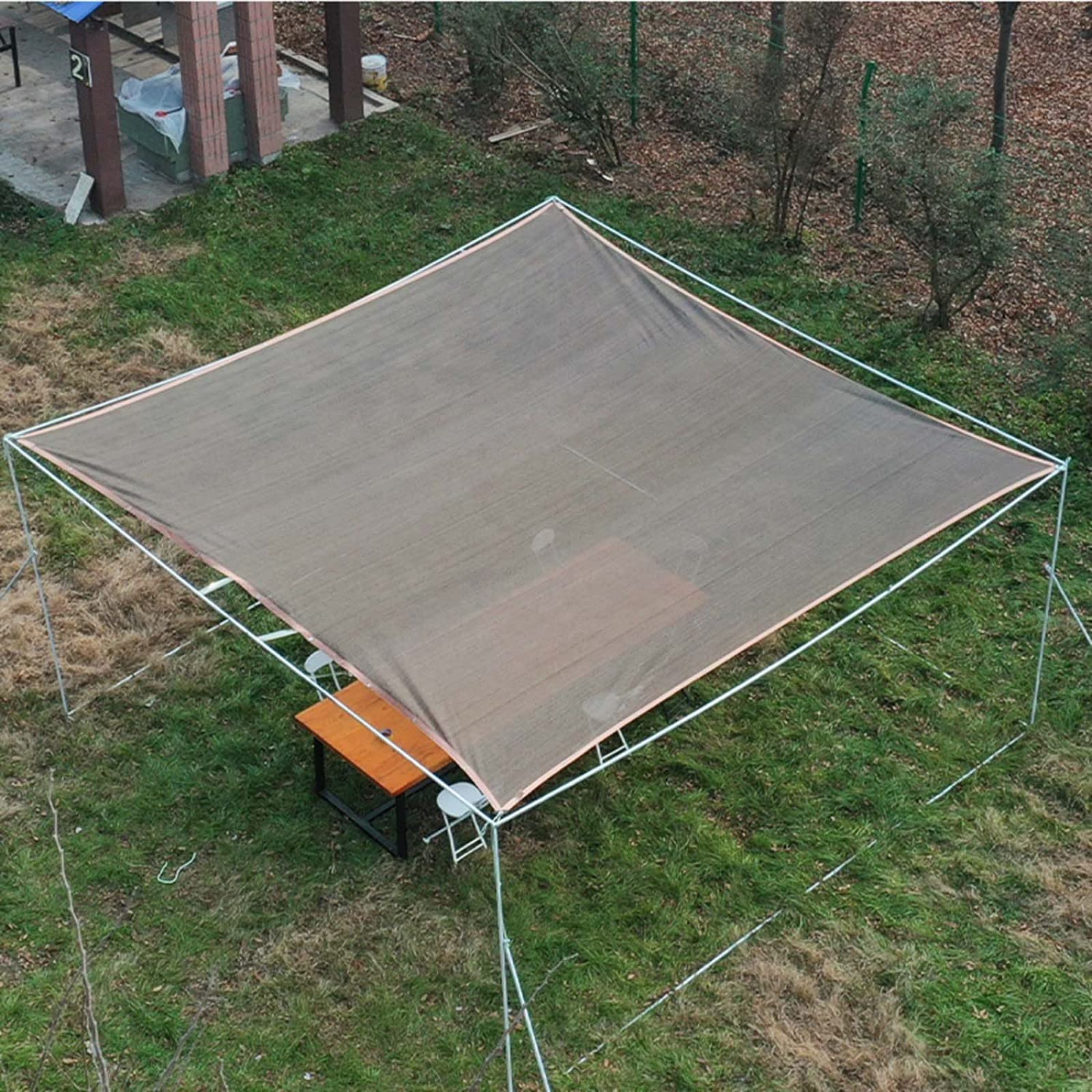 Sonnenschutznetz 90% UV-Schutz – Atmungsaktiv, Für Garten, Terrasse & Auto, Größe 6x8m