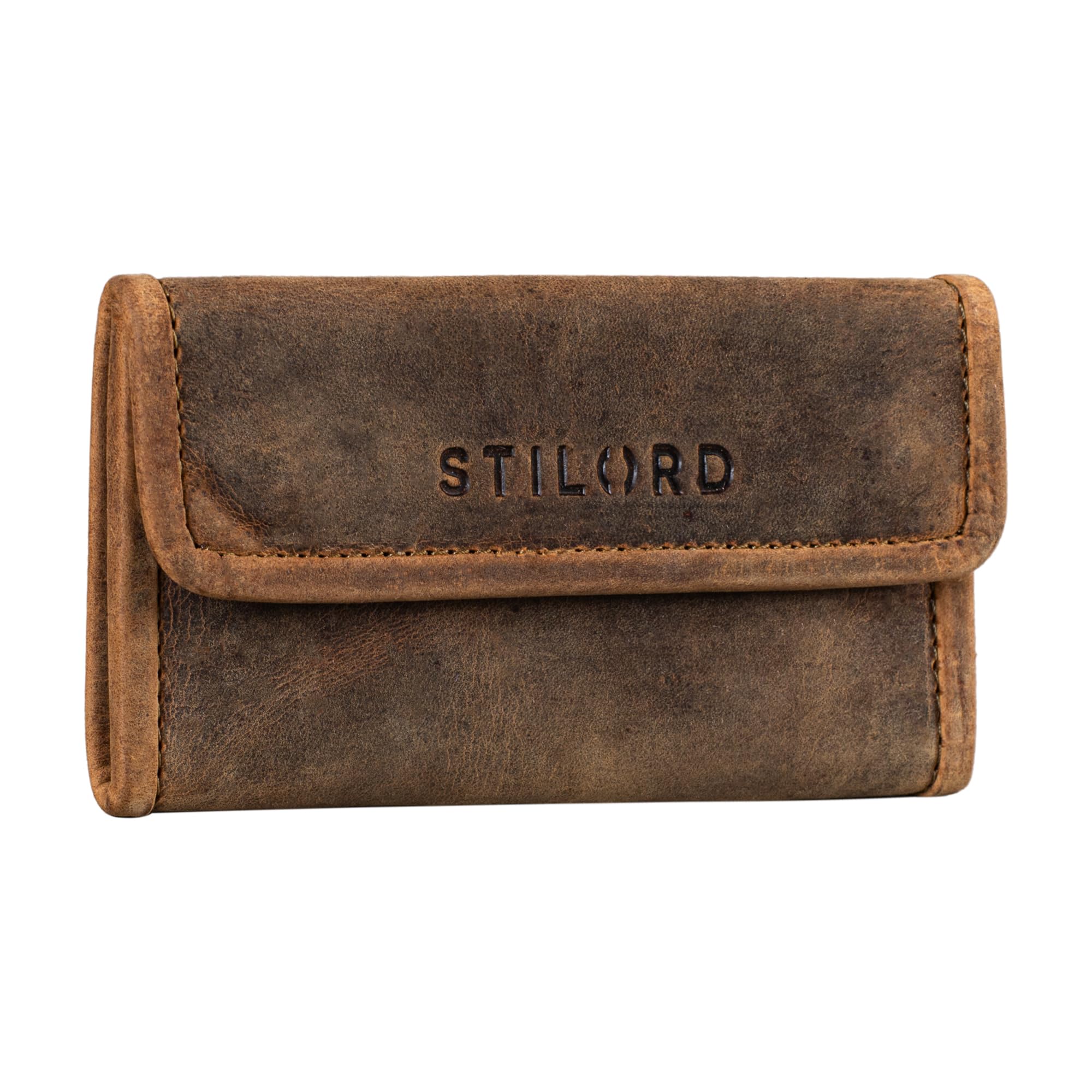 Pitillera STILORD 'Bill' de cuero vintage hecha a mano para tabaco de liar 8