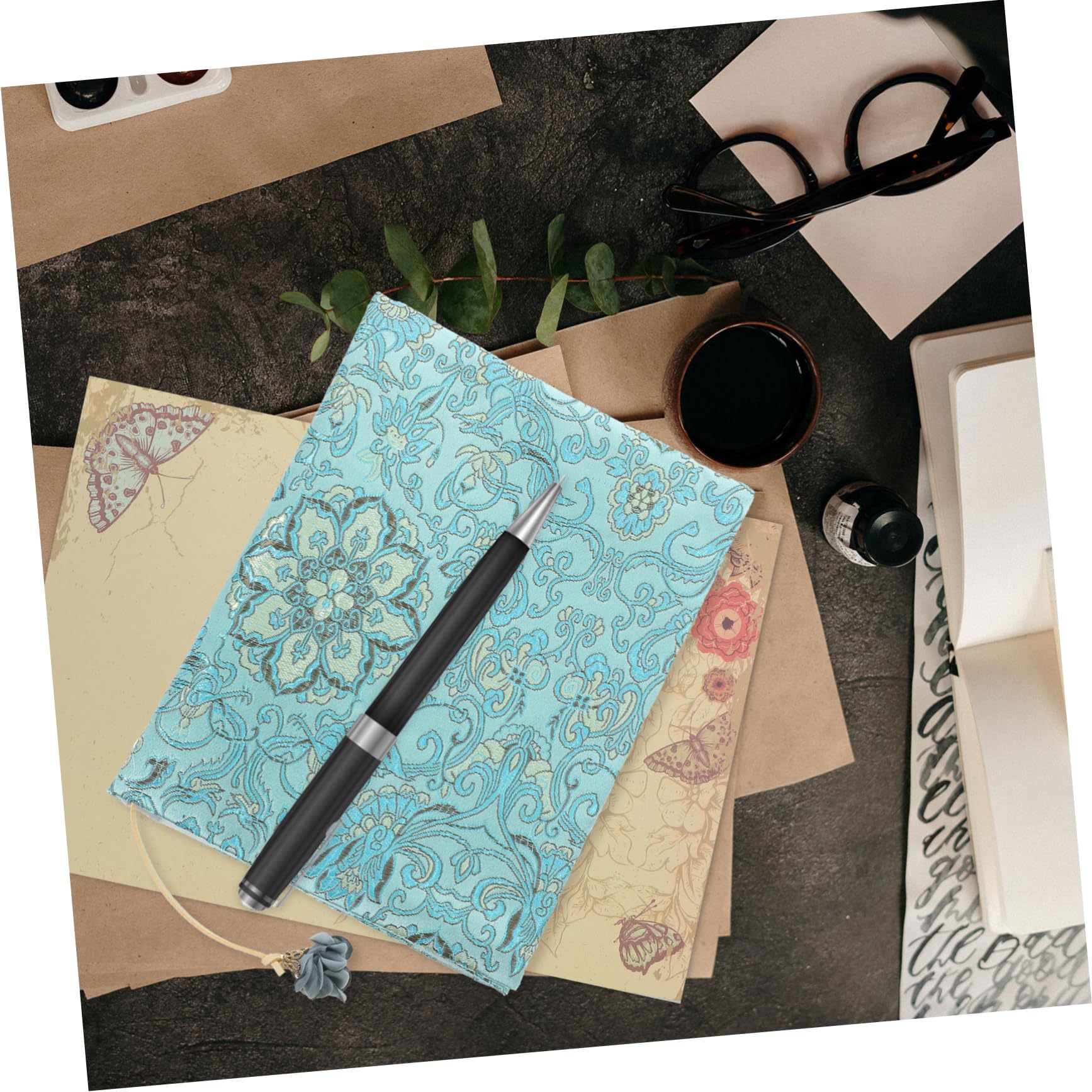 jojofuny 4 Fundas De Tela Para Libros Fundas Protectoras Para Libros Rígidas Para Libros Color Verde Claro