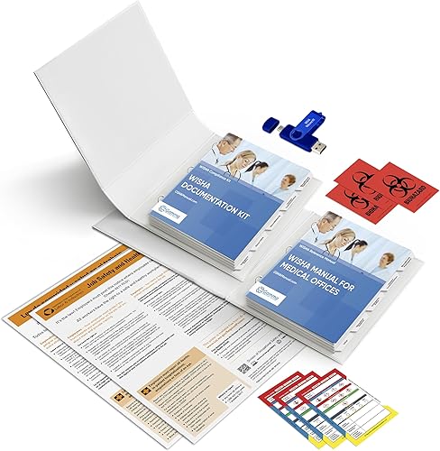 Miniatura 3 de Paquete WISHA para consultorios médicos, incluye manual de reglamentos y estándares (impreso) + políticas y formularios de seguridad (impreso y USB)