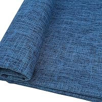 Vista 14 de TinaKim Tela para Tapicería, Material de Lino Sintético, para Costura y Reparación de Fundas de Sofá, Sillón y Silla (12 Marrón, 3 Yardas