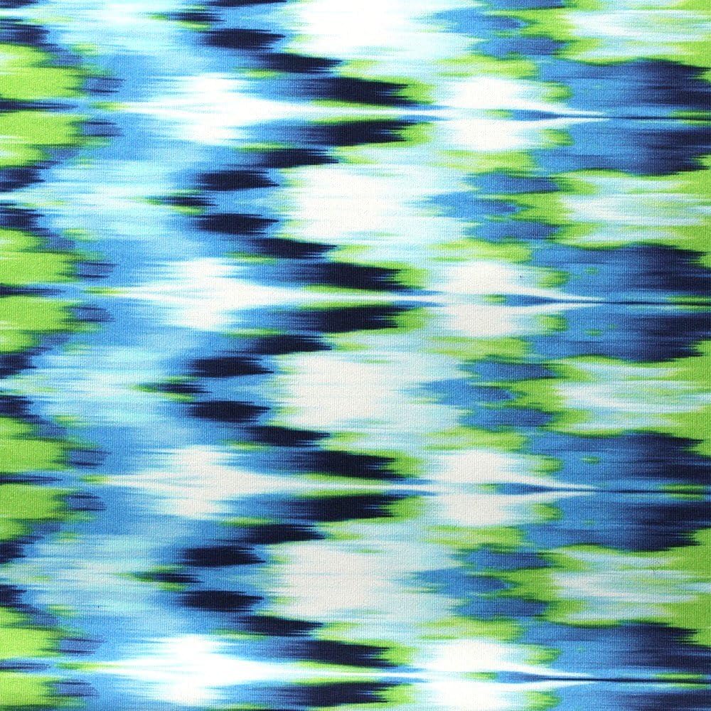 Missoni 4-Way Stretch Print Fabric | Swimwear, Athletic wear, Activewear, Yoga pants, Leggings | 82% Poly, 18% Spandex Tricot (1 Yard, Turquoise / Green)