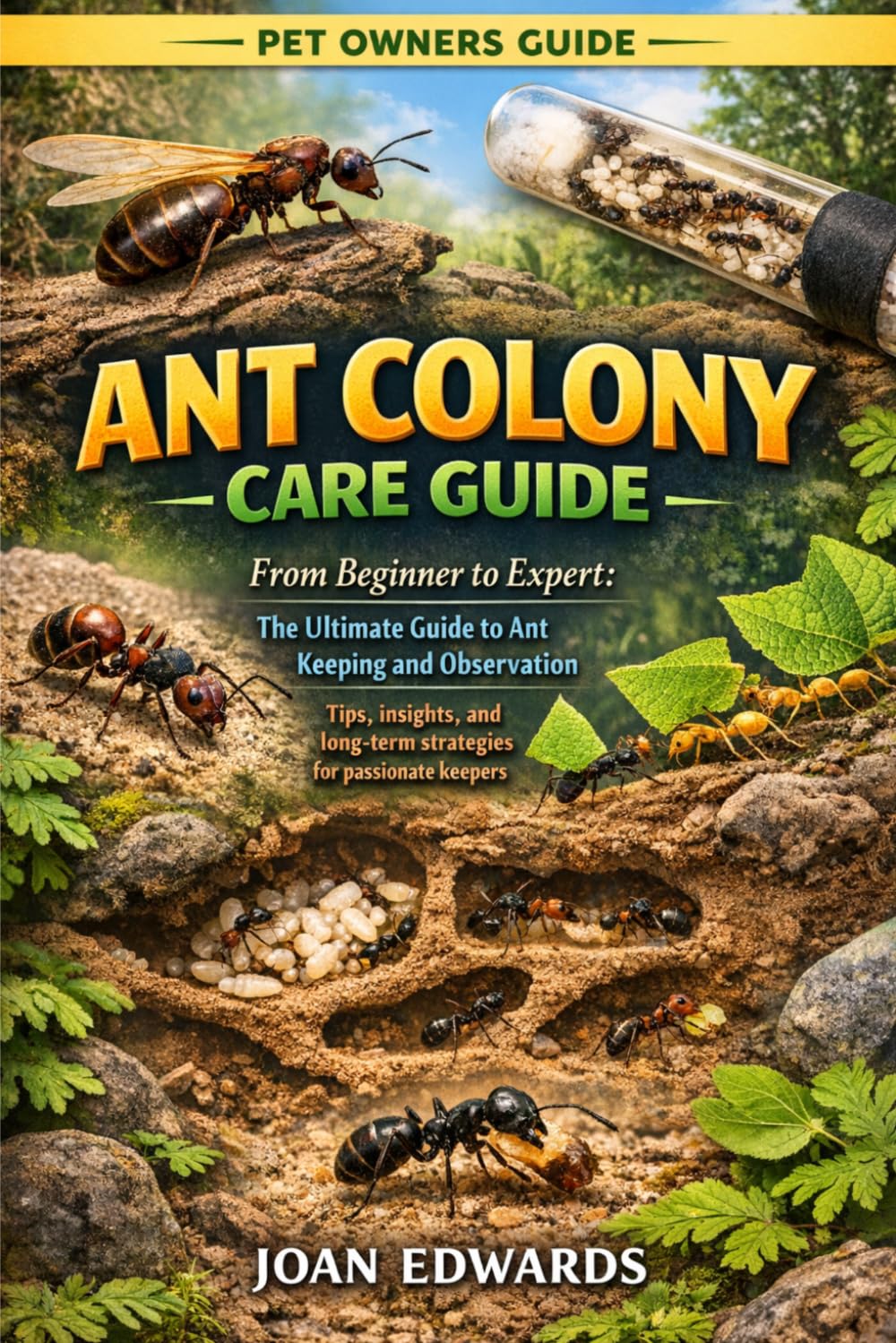ANT COLONY CARE GUIDE: From Beginner to Expert: The Ultimate Guide to Ant Keeping and Observation: Tips, insights, and long-term strategies for passionate keepers.