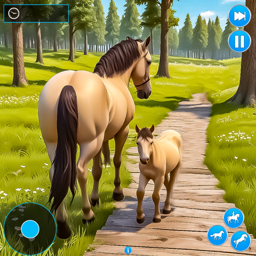 Wild Pregnant Horse Life 3D Simulator Fun Game