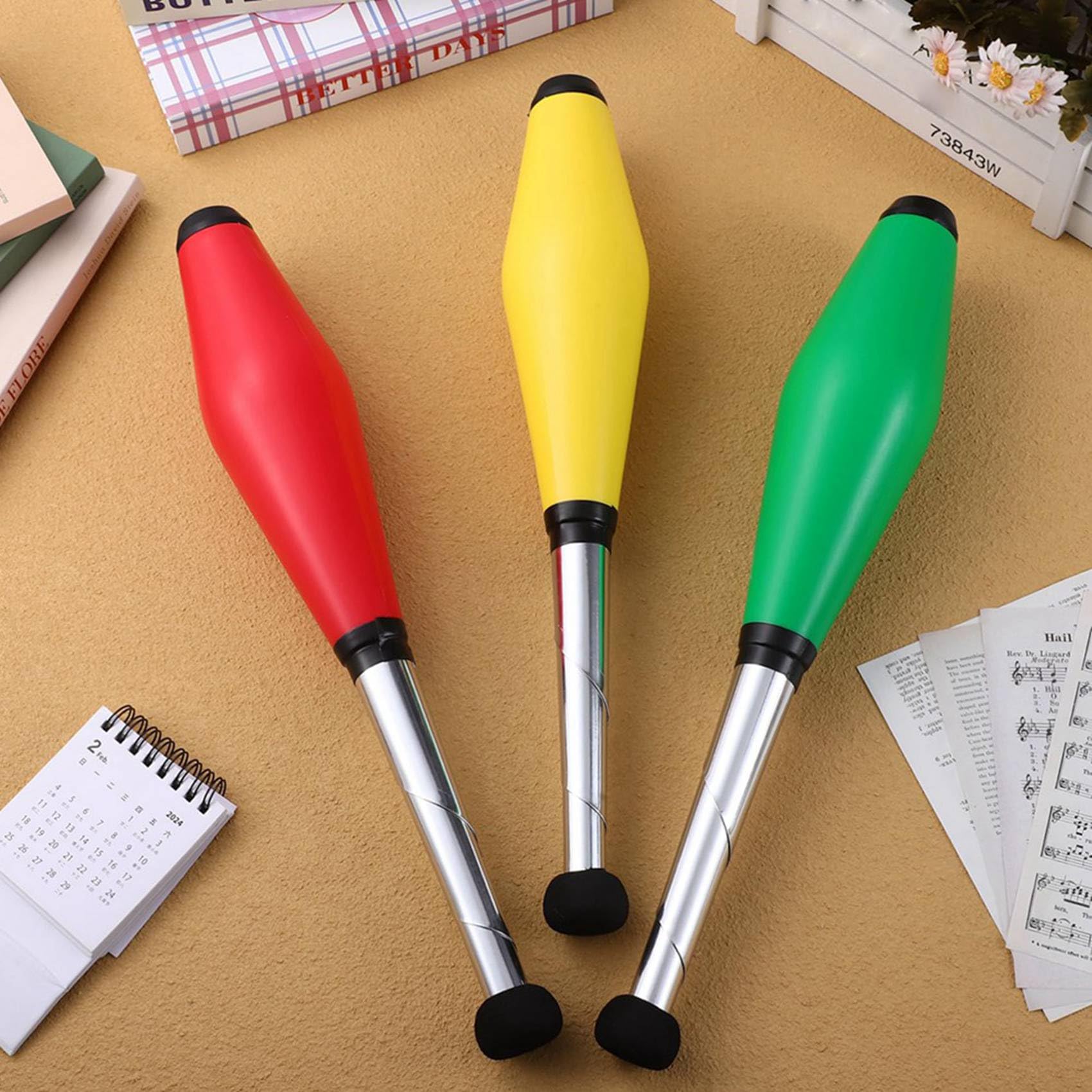9 Pezzi Bastoncini da Giocoleria Accessori da Giocoleria Bastoncini da Giocoleria da Palco Bastoni per Spettacoli Teatrali Club da Giocoleria Principiante