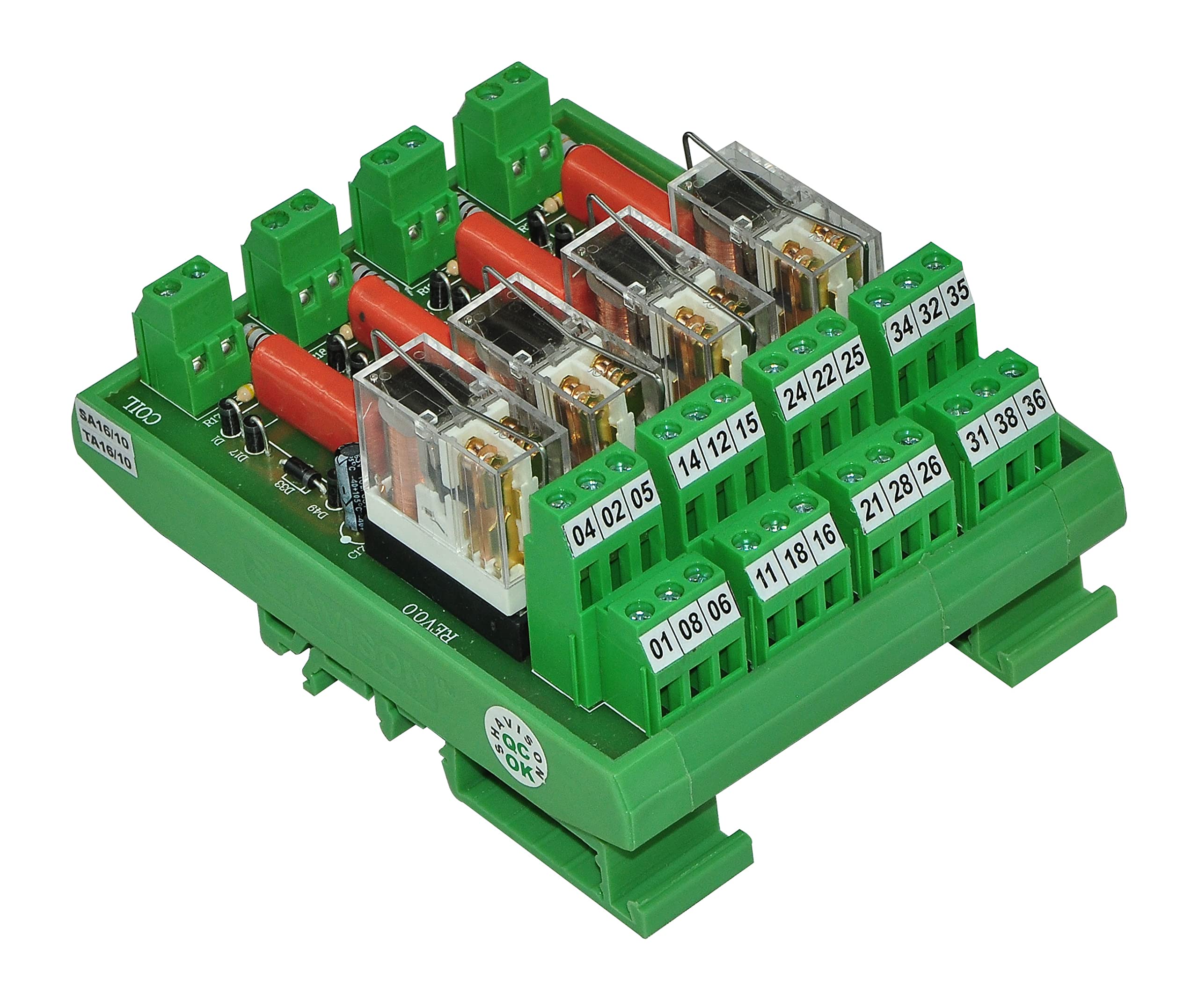 See full amazon price history chart for Shavison Relay Module AS433-230VAC-S-OE, 2C/O, 4 Channel, 230VAC Coil, OEN Relay, Socket Mounted Relay, Isolated Coils, Contact Rating : 28VDC/230VAC, 5A Shavison Relay Module AS433-230VAC-S-OE, 2C/O, 4 Channel, 230VAC Coil, OEN Relay, Socket Mounted Relay, Isolated Coils, Contact Rating : 28VDC/230VAC, 5A (B01N1VUZ5U) Amazon Price History, Amazon Price Tracker