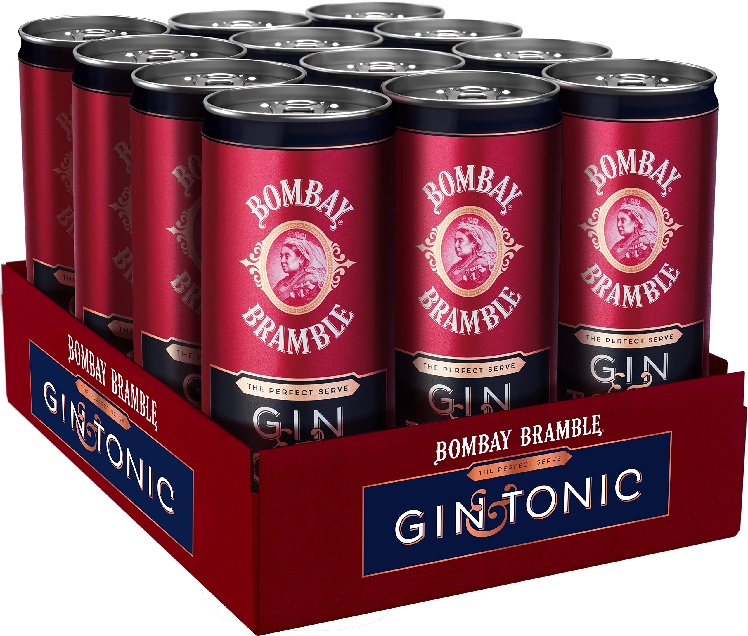 Buy Bombay Bramble Premium Gin & Tonic, 12 x 250 ml Ready To Drink Cans