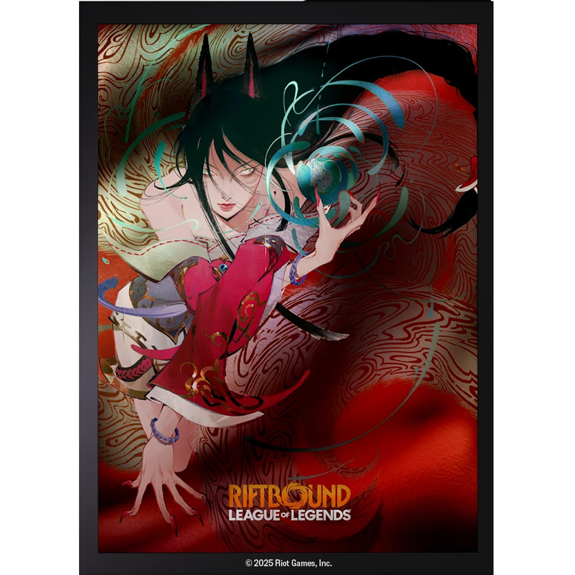 Riftbound TCG: League of Legends Ahri Art Standard Size Card Sleeves (100ct) : Toys & Games
