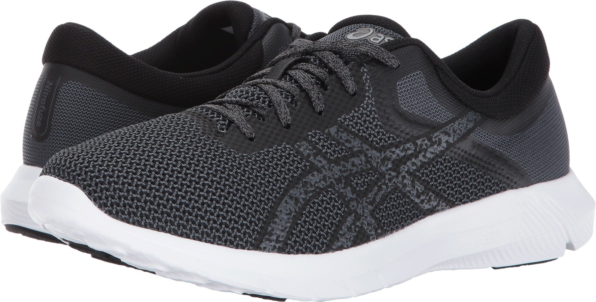 ASICS Men's Mens Nitrofuze 2 Athletic Shoe, Black/Carbon/White, 7 Medium US